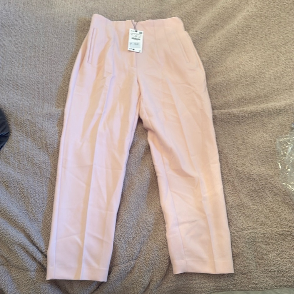 Pink Zara trousers